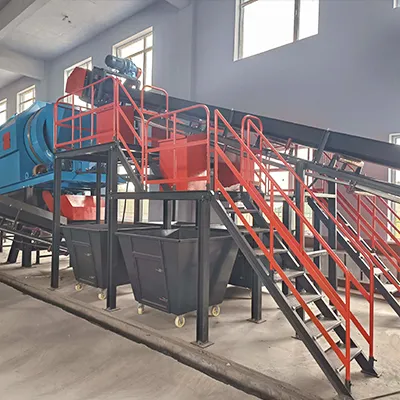 Two 100t/d Automated Sorting Lines for MSW Recycling