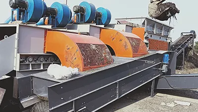 80t/h Landfill Waste Processing Plant in Liaoning