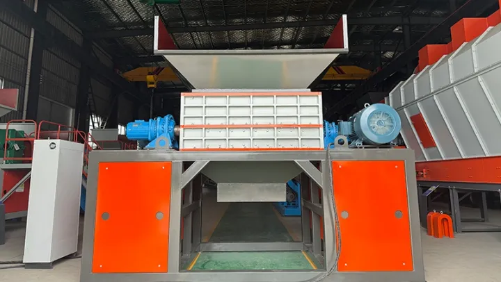 Stationary Pre-Shredder, Twin-Shaft Shredder